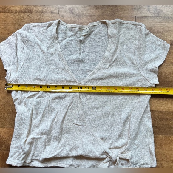 Madewell  Wrap-Tie Top Sz L - Picture 13 of 13